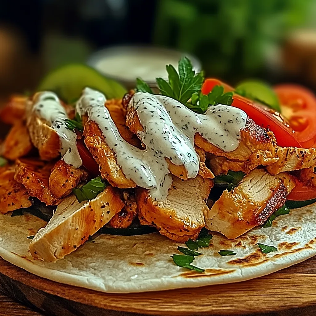 Greek Chicken Gyros Recipe