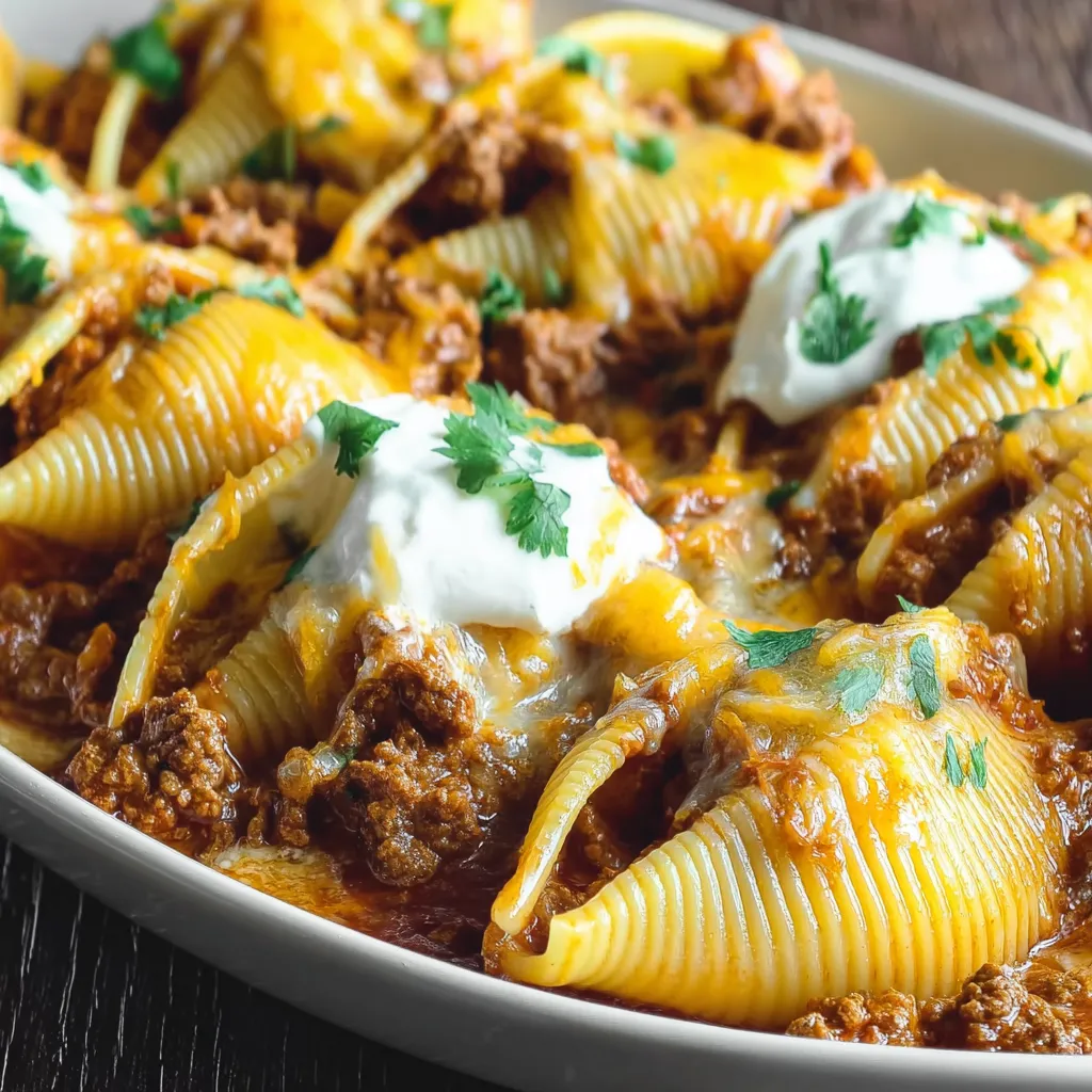 Coquilles farcies façon taco