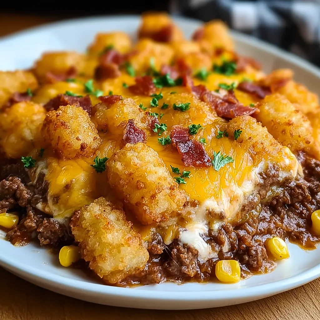 Casserole Cowboy Tater Tots