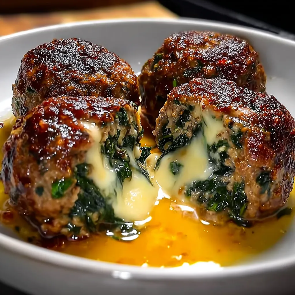 Boulettes epinards mozzarella ail