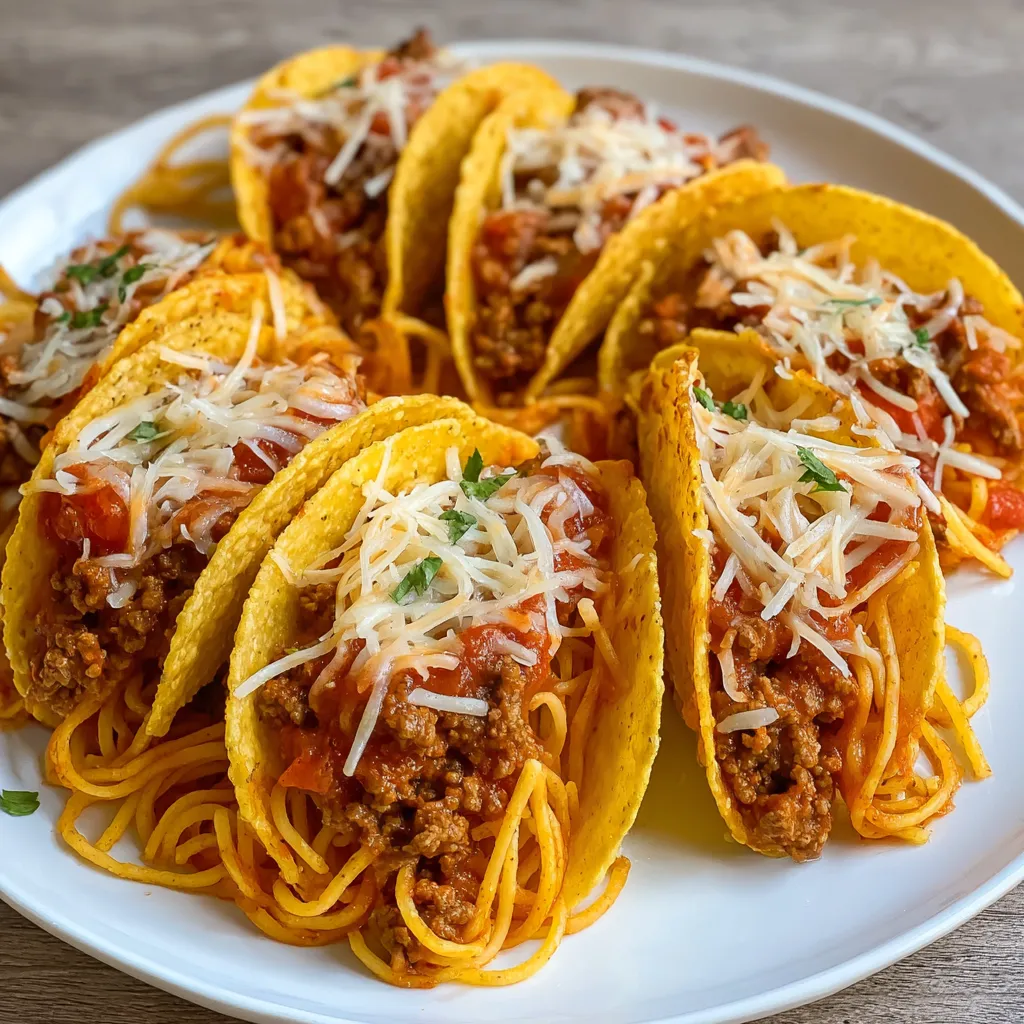 Tacos spaghetti