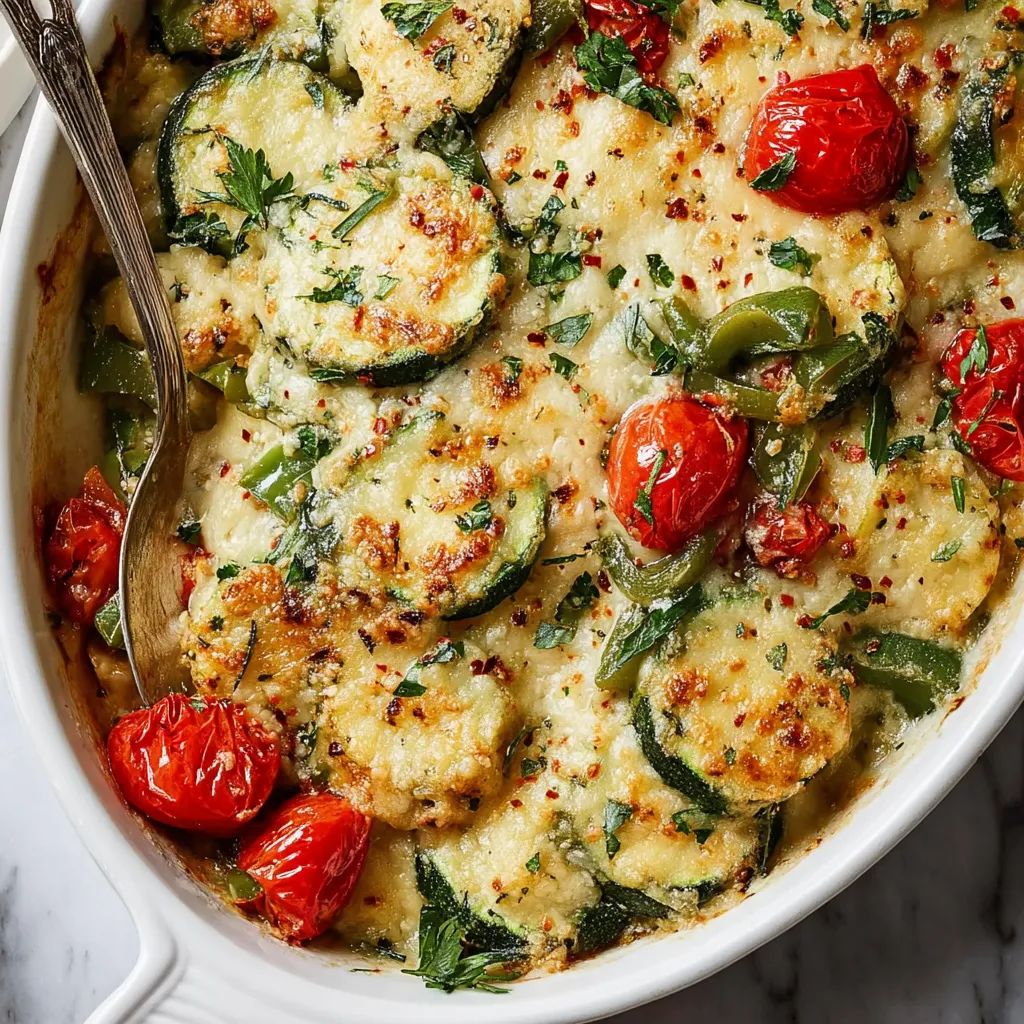 Courgettes gratinées fromage