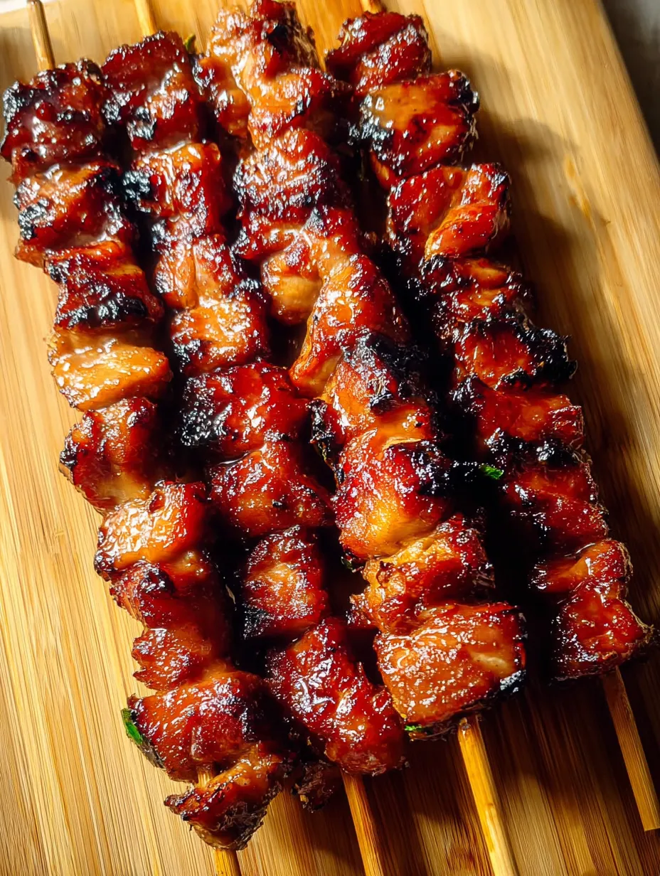 Brochettes coco thai sur grill